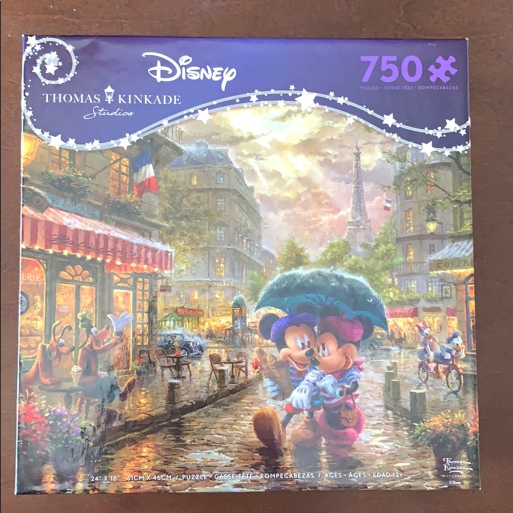 Disney Mickey and Minnie in Paris puzzle